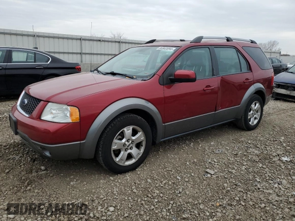 2006 Ford Freestyle SEL with VIN 1FMDK02106GA31861, listed as a Copart auction lot 86902094 with 185,278 mi miles and Salvage Title. Bid and sale history available at carsss.com. Image 1.