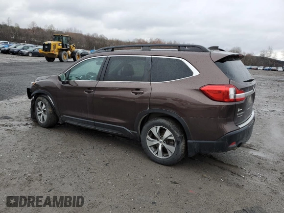 2021 Subaru Ascent Premium with VIN 4S4WMAFDXM3420637, listed as a Copart auction lot 52004385 with 66,517 mi miles and Salvage Title. Bid and sale history available at carsss.com. Image 2.