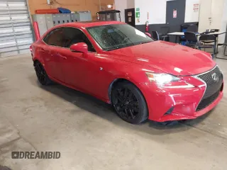 2016 Lexus IS with VIN JTHBE1D2XG5024605, listed as a IAAI auction lot 41368471 with 161,062 mi miles and . Bid and sale history available at carsss.com. Image 1.