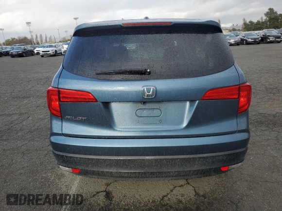 2016 Honda Pilot EX with VIN 5FNYF5H32GB023112, listed as a Copart auction lot 49501325 with 113,511 mi miles and Salvage Title. Bid and sale history available at carsss.com. Image 6.