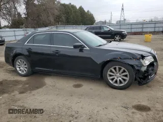 2013 Chrysler 300 with VIN 2C3CCAAG5DH694132, listed as a Copart auction lot 50603075 with 207,549 mi miles and Salvage Title. Bid and sale history available at carsss.com. Image 4.