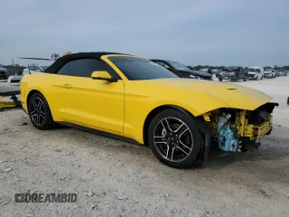 2018 Ford Mustang EcoBoost Premium with VIN 1FATP8UH2J5155828, listed as a Copart auction lot 48230705 with 63,592 mi miles and Salvage Title. Bid and sale history available at carsss.com. Image 4.