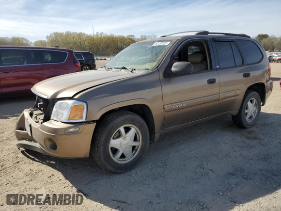 2003 GMC Envoy SLT z VIN 1GKDS13S032134647, wystawiony jako Copart lot #50137325 z przebiegiem 217 878 mil mil oraz Szkody całkowita. Historia ofert i sprzedaży dostępna na DreamBid. Obrazek 1.