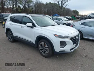 2020 Hyundai Santa Fe Limited with VIN 5NMS5CAA7LH148833, listed as a IAAI auction lot 41250252 with 59,429 mi miles. Bid and sale history available at carsss.com. Image 1.