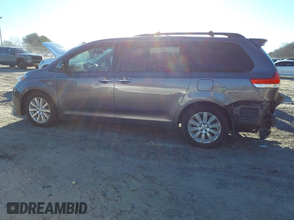 2011 Toyota Sienna XLE with VIN 5TDDK3DC8BS009739, listed as a IAAI auction lot 41638710 with 235,396 mi miles. Bid and sale history available at carsss.com. Image 14.