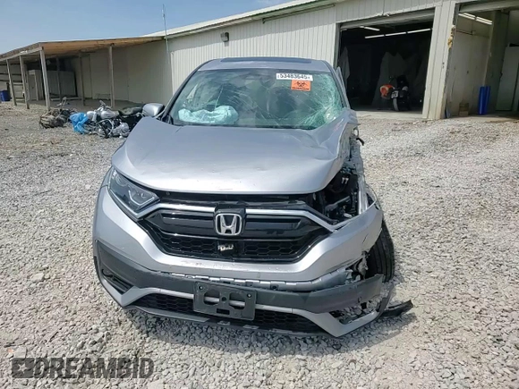 2021 Honda CR-V EX with VIN 2HKRW2H58MH645439, listed as a Copart auction lot 53483645 with 51,175 mi miles and Salvage Title. Bid and sale history available at carsss.com. Image 14.