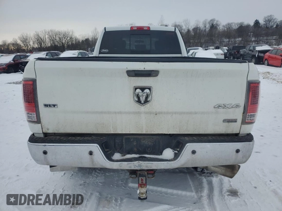 2012 Ram 2500 SLT with VIN 3C6UD5JL1CG133398, listed as a Copart auction lot 88630465 with 279,088 mi miles and Salvage title. Bid and sale history available at DreamBid. Image 6.