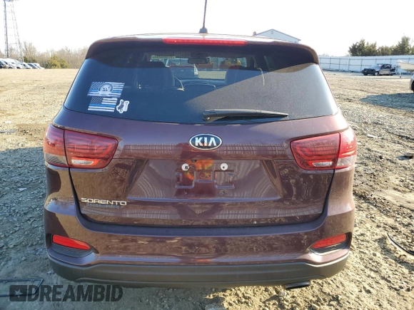 2019 Kia Sorento L with VIN 5XYPG4A3XKG448754, listed as a Copart auction lot 47989245 with 125,461 mi miles and Salvage Title. Bid and sale history available at DreamBid. Image 6.