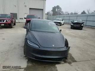 2025 Tesla Model 3 Long Range with VIN 5YJ3E1EA9SF879752, listed as a Copart auction lot 42934035 with 0 mi miles and Salvage Title. Bid and sale history available at carsss.com. Image 10.