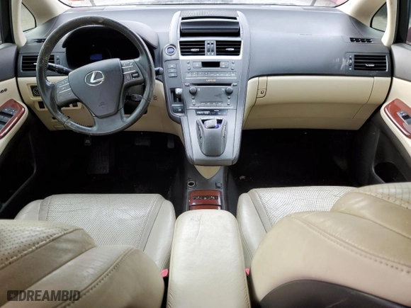 2010 Lexus HS 250h with VIN JTHBB1BA4A2013112, listed as a Copart auction lot 46405175 with NaN miles and Salvage Title. Bid and sale history available at carsss.com. Image 8.
