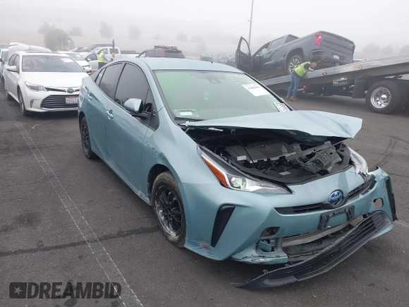 2022 Toyota Prius L Eco with VIN JTDKAMFU9N3186859, listed as a IAAI auction lot 41486941 with 122,665 mi miles and . Bid and sale history available at DreamBid. Image 1.