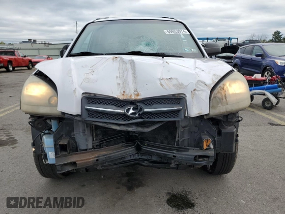 2006 Hyundai Tucson GL with VIN KM8JM12B26U351969, listed as a Copart auction lot 69653074 with 126,722 mi miles and Salvage Title. Bid and sale history available at carsss.com. Image 5.