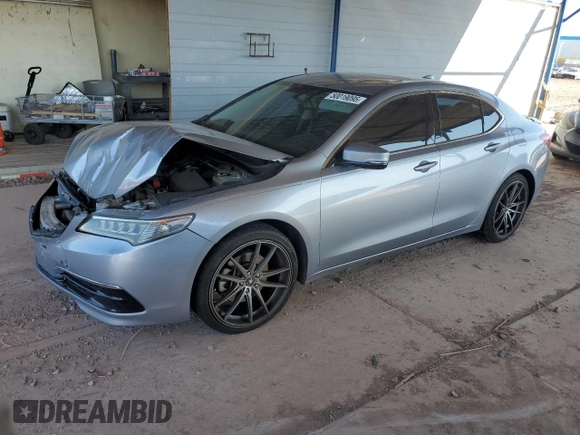 2016 Acura TLX with VIN 19UUB1F3XGA007109, listed as a Copart auction lot 50019095 with 83,741 mi miles and Salvage Title. Bid and sale history available at carsss.com. Image 1.