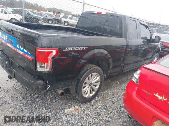 2016 Ford F-150 XL with VIN 1FTEX1CP8GKF41313, listed as a IAAI auction lot 41580789 with 109,705 mi miles and . Bid and sale history available at carsss.com. Image 4.