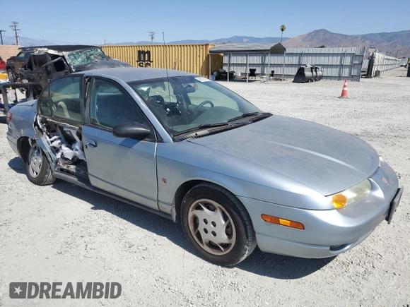 2002 Saturn SL with VIN 1G8ZK52712Z291884, listed as a Copart auction lot 66075874 with 62,275 mi miles and Salvage Title. Bid and sale history available at carsss.com. Image 4.