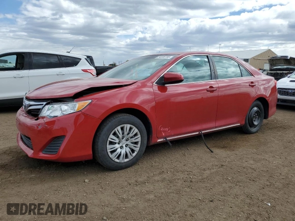 2012 Toyota Camry L with VIN 4T4BF1FK4CR271115, listed as a Copart auction lot 54696785 with 121,134 mi miles and Salvage Title. Bid and sale history available at carsss.com. Image 1.