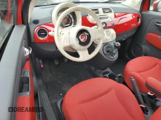 2012 FIAT 500 Pop with VIN 3C3CFFAR4CT358368, listed as a Copart auction lot 62891275 with 59,362 mi miles and Salvage title. Bid and sale history available at DreamBid. Image 8.