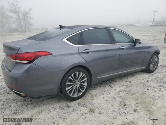 2016 Hyundai Genesis 3.8L with VIN KMHGN4JE6GU106291, listed as a Copart auction lot 48490425 with 136,564 mi miles and Salvage Title. Bid and sale history available at carsss.com. Image 3.