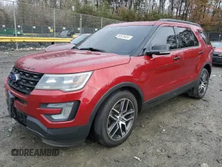 2016 Ford Explorer Sport with VIN 1FM5K8GT8GGB02612, listed as a Copart auction lot 80525404 with 128,583 mi miles and Salvage title. Bid and sale history available at DreamBid. Image 1.