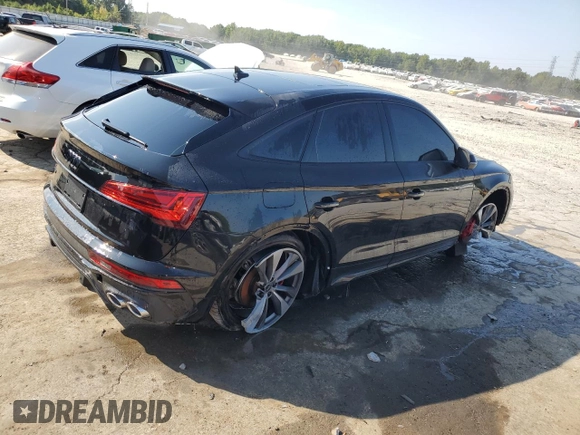 2024 Audi SQ5 Sportback Premium Plus with VIN WA124AFY7R2025294, listed as a Copart auction lot 67864824 with 2,776 mi miles and Salvage title. Bid and sale history available at DreamBid. Image 3.