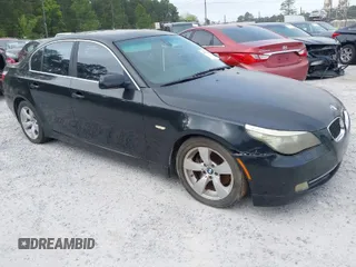 2008 BMW 5 Series 528i with VIN WBANU53578CT00673, listed as a IAAI auction lot 41960389 with 142,409 mi miles and . Bid and sale history available at carsss.com. Image 1.
