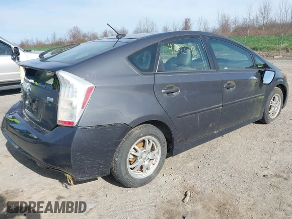 2010 Toyota Prius II with VIN JTDKN3DU4A5020426, listed as a IAAI auction lot 42142743 with 246,372 mi miles. Bid and sale history available at carsss.com. Image 4.