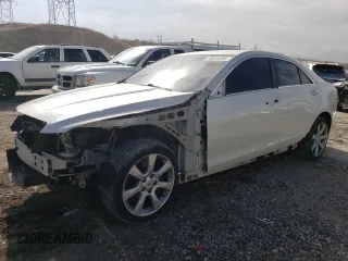 2014 Cadillac ATS Standard AWD z VIN 1G6AG5RX6E0168829, wystawiony jako Copart lot #48019265 z przebiegiem 142 807 mil mil oraz Szkoda całkowita • Salvage title. Historia ofert i sprzedaży dostępna na DreamBid. Obrazek 1.
