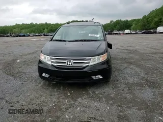 2013 Honda Odyssey EX-L with VIN 5FNRL5H69DB031498, listed as a Copart auction lot 55459745 with 129,773 mi miles and Salvage title. Bid and sale history available at DreamBid. Image 14.