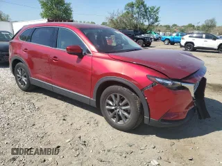 2022 Mazda CX-9 Touring with VIN JM3TCBCY7N0604970, listed as a Copart auction lot 54268855 with 63,700 mi miles and Salvage title. Bid and sale history available at DreamBid. Image 4.