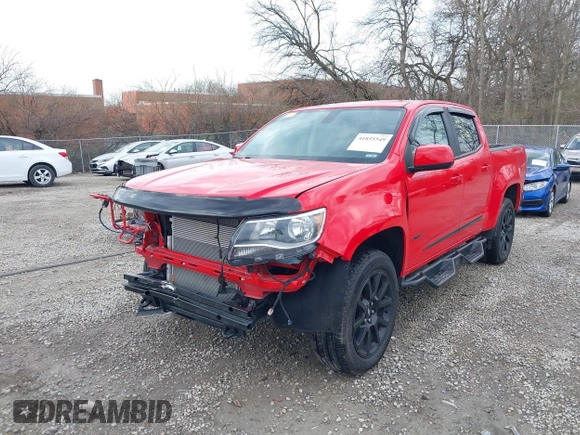 2020 Chevrolet Colorado 4WD LT with VIN 1GCGTCEN0L1211032, listed as a IAAI auction lot 41855549 with 51,465 mi miles and . Bid and sale history available at DreamBid. Image 2.