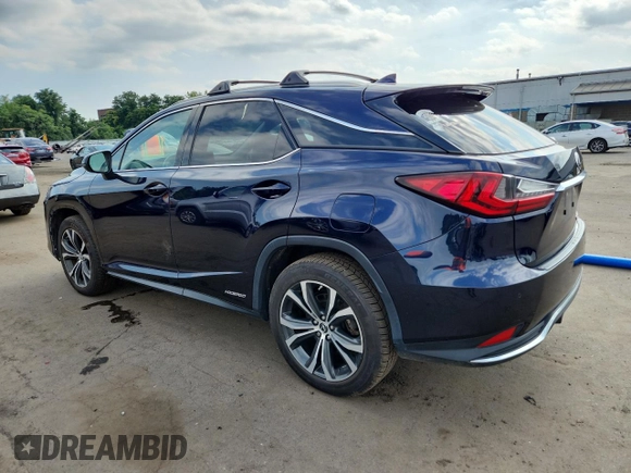 2020 Lexus RX 450h z VIN 2T2HGMDA7LC044429, wystawiony jako Copart lot #65892305 z przebiegiem 102 057 mil mil oraz Szkoda całkowita • Salvage title. Historia ofert i sprzedaży dostępna na DreamBid. Obrazek 2.