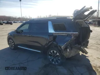2022 Kia Carnival EX with VIN KNDNC5H35N6072809, listed as a Copart auction lot 47609974 with 0 mi miles and Salvage Title. Bid and sale history available at carsss.com. Image 2.