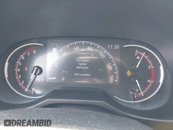 2023 Toyota RAV4 XLE Premium with VIN 2T3A1RFV7PC388232, listed as a IAAI auction lot 42246942 with 15,317 mi miles and . Bid and sale history available at DreamBid. Image 7.