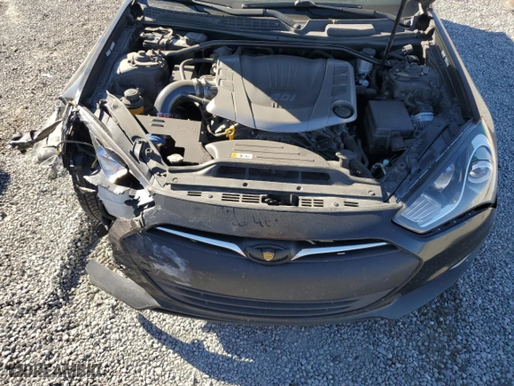2016 Hyundai Genesis Coupe 3.8L Ultimate with VIN KMHHU6KJXGU136909, listed as a Copart auction lot 87449384 with 169,586 mi miles and Salvage Title. Bid and sale history available at carsss.com. Image 11.