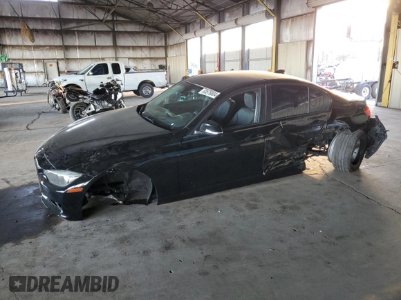2015 BMW 3 Series 320i with VIN WBA3B1C56FK138849, listed as a Copart auction lot 83576804 with 54,115 mi miles and Salvage Title. Bid and sale history available at carsss.com. Image 1.