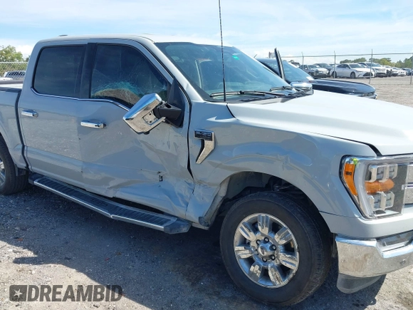 2023 Ford F-150 XL with VIN 1FTFW1E80PFB58830, listed as a IAAI auction lot 41823584 with 35,536 mi miles. Bid and sale history available at carsss.com. Image 6.