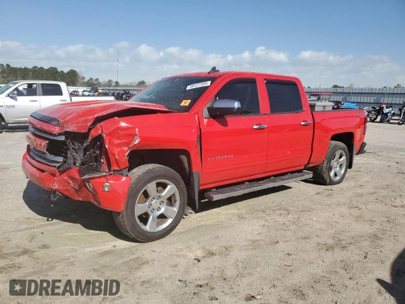 2018 Chevrolet Silverado 1500 LT with VIN 3GCUKREC3JG109343, listed as a Copart auction lot 49127355 with 0 mi miles and Salvage Title. Bid and sale history available at carsss.com. Image 1.