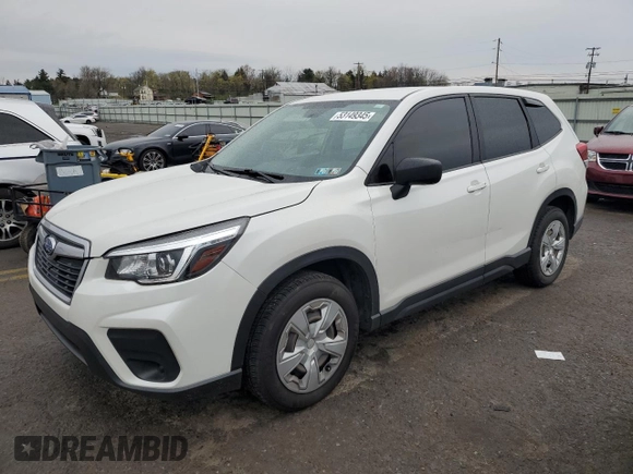 2020 Subaru Forester with VIN JF2SKAACXLH583878, listed as a Copart auction lot 53149345 with 145,319 mi miles and Clean Title. Bid and sale history available at carsss.com. Image 1.