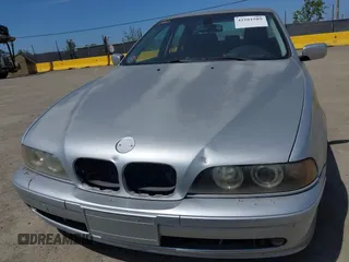 2001 BMW 5 Series 530iA with VIN WBADT63411CF01165, listed as a IAAI auction lot 42101589 with 151,243 mi miles. Bid and sale history available at carsss.com. Image 6.