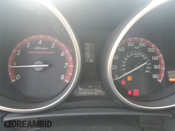 2013 Mazda 3 Mazdaspeed3 Touring with VIN JM1BL1L46D1800872, listed as a Copart auction lot 54583665 with 132,207 mi miles and Clean Title. Bid and sale history available at DreamBid. Image 9.