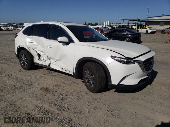 2020 Mazda CX-9 Touring with VIN JM3TCBCY8L0417315, listed as a Copart auction lot 58526135 with 56,250 mi miles and Salvage title. Bid and sale history available at DreamBid. Image 4.