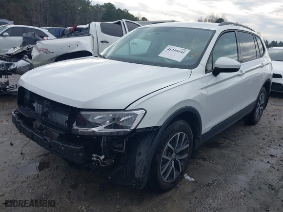 2021 Volkswagen Tiguan S with VIN 3VV1B7AX5MM045667, listed as a IAAI auction lot 41256945 with 90,523 mi miles. Bid and sale history available at carsss.com. Image 18.