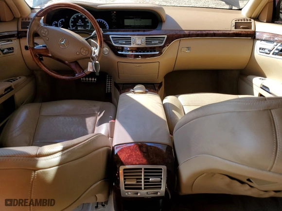2012 Mercedes-Benz S-Class S 550 with VIN WDDNG7DB2CA426427, listed as a Copart auction lot 43619315 with 126,212 mi miles and Salvage Title. Bid and sale history available at carsss.com. Image 8.