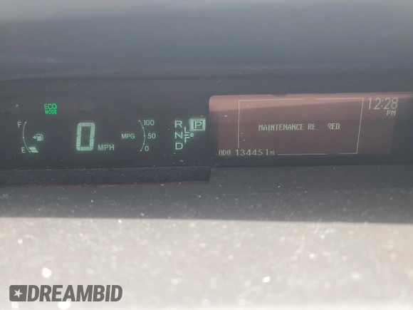 2015 Toyota Prius Four with VIN JTDKN3DU8F0396616, listed as a Copart auction lot 55621025 with 134,451 mi miles and Clean title. Bid and sale history available at DreamBid. Image 9.