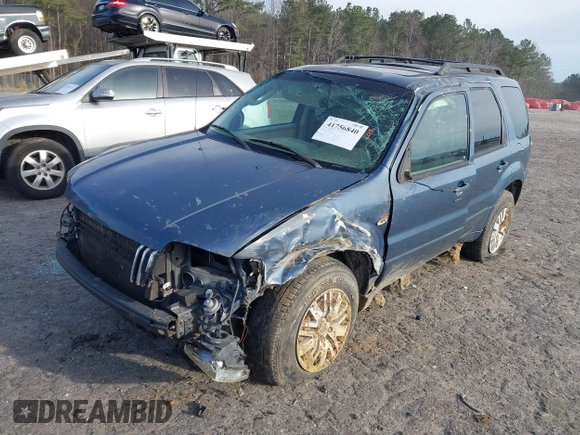 2006 Mercury Mariner Luxury z VIN 4M2CU57186DJ07953, wystawiony jako IAAI lot #41756840 z przebiegiem 163 988 mil mil oraz . Historia ofert i sprzedaży dostępna na DreamBid. Obrazek 2.