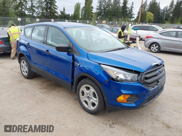2018 Ford Escape S with VIN 1FMCU0F77JUB44916, listed as a IAAI auction lot 42136740 with 111,362 mi miles and . Bid and sale history available at carsss.com. Image 1.