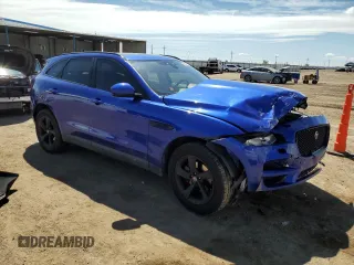 2018 Jaguar F-Pace 25t Premium with VIN SADCJ2FX4JA249783, listed as a Copart auction lot 53922445 with 72,245 mi miles and Salvage Title. Bid and sale history available at DreamBid. Image 4.
