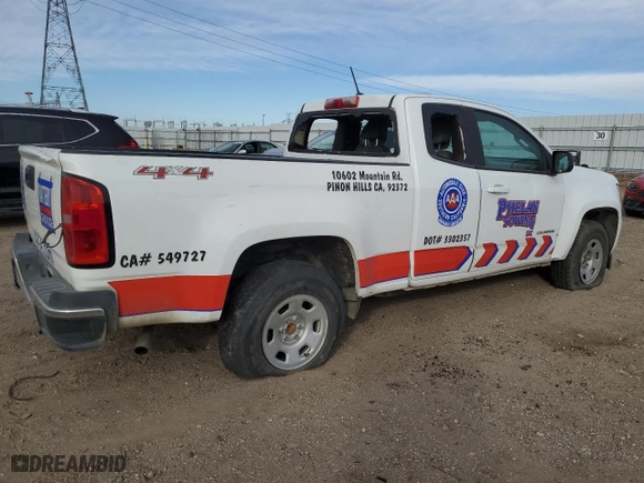 2019 Chevrolet Colorado 4WD Work Truck with VIN 1GCHTBEA7K1272128, listed as a Copart auction lot 45045575 with 159,874 mi miles and Salvage Title. Bid and sale history available at carsss.com. Image 3.