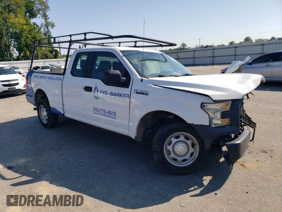 2017 Ford F-150 XL with VIN 1FTEX1CF3HFA50505, listed as a Copart auction lot 68996913 with 228,448 mi miles and Salvage Title. Bid and sale history available at carsss.com. Image 4.