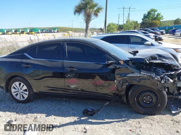 2025 Nissan Sentra S with VIN 3N1AB8BV4SY218427, listed as a IAAI auction lot 41751338 with 9,756 mi miles and . Bid and sale history available at DreamBid. Image 13.
